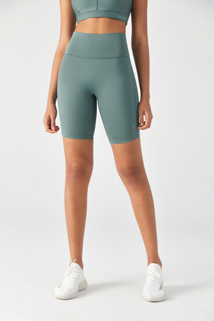 FlexEase™ High Waisted Short with Pocket biker shorts