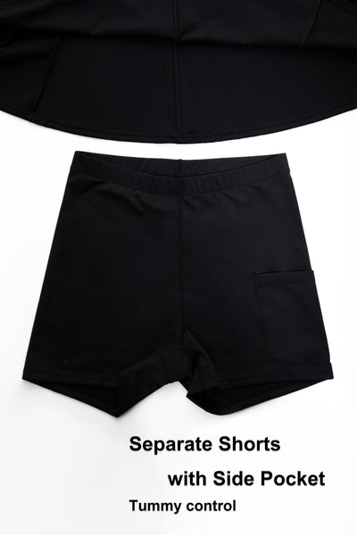 FlexEase™ Tennis Dress with Separate Short - SALTUM SPORTS