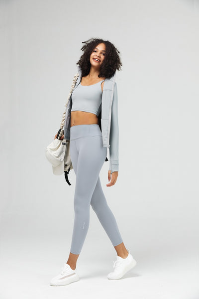 Saltumsports.com Tank Top & Tummy Control Drawstring Flare Set 7 8 leggings LULU ALO 